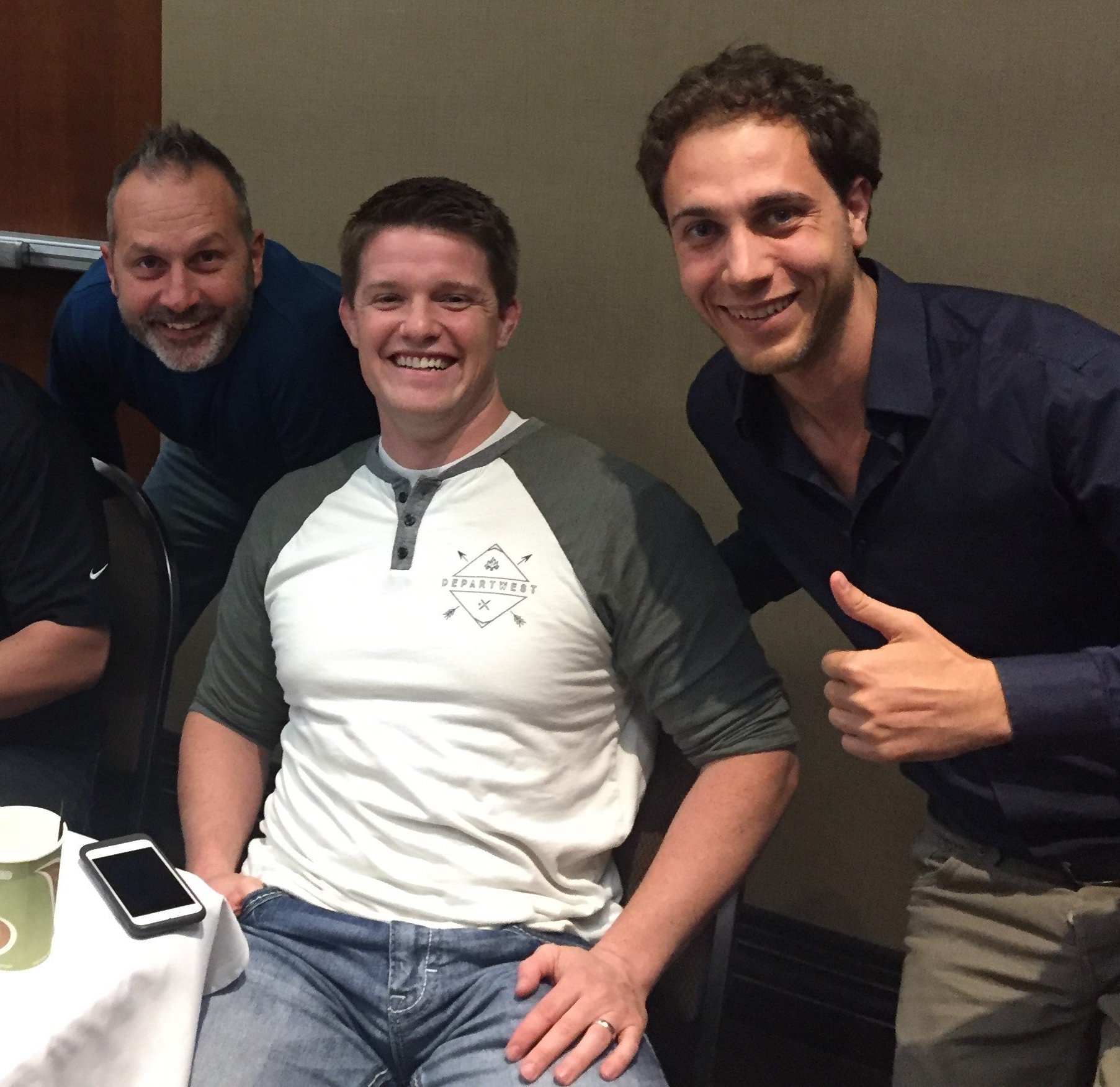 Michele Tampieri e Alessandro Bentivoglio con Russel Brunson n 1 al mondo sui Funnel di Marketing